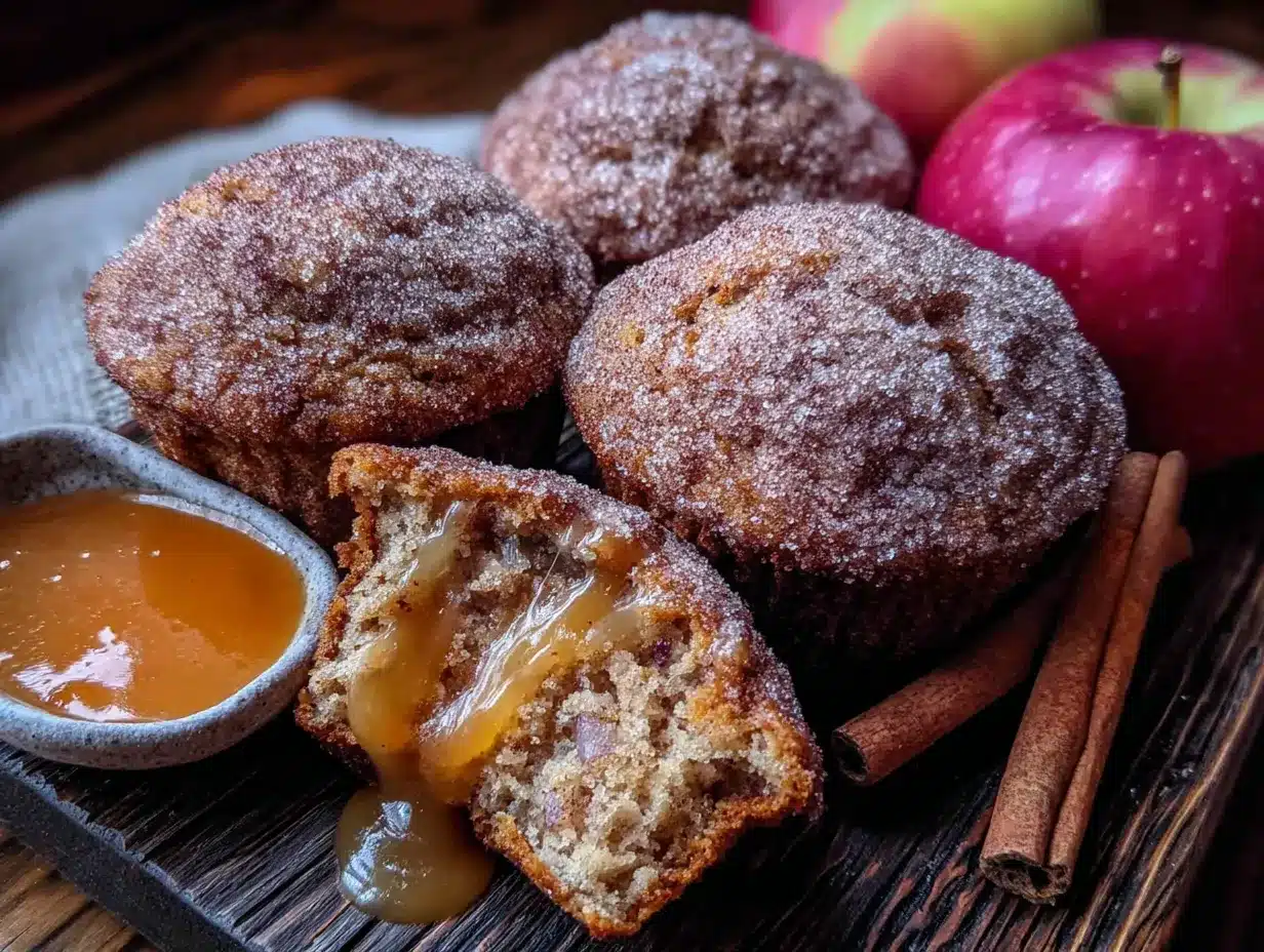 apple cider donut muffins preparation steps