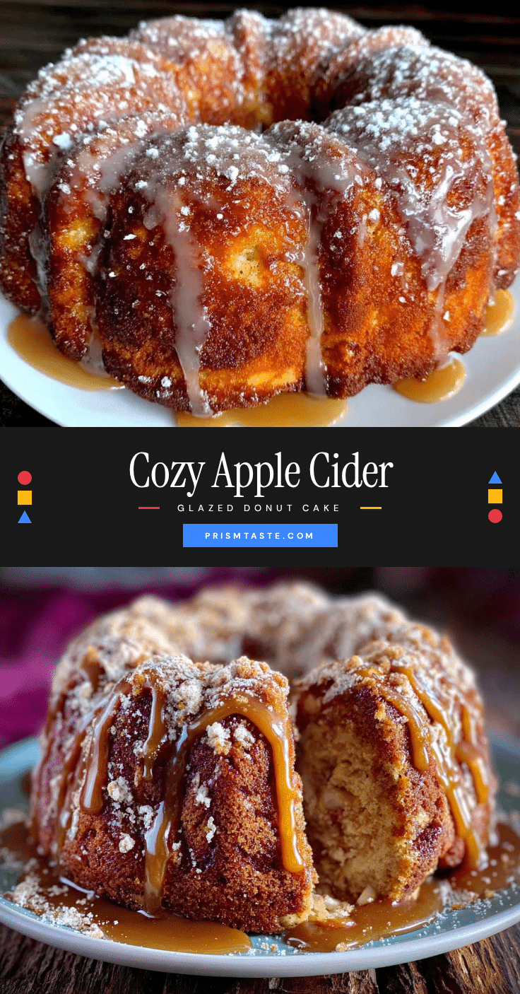 apple cider glazed donut cake recipe