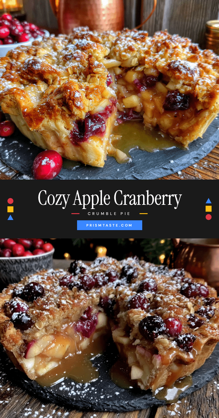 apple cranberry crumble pie recipe