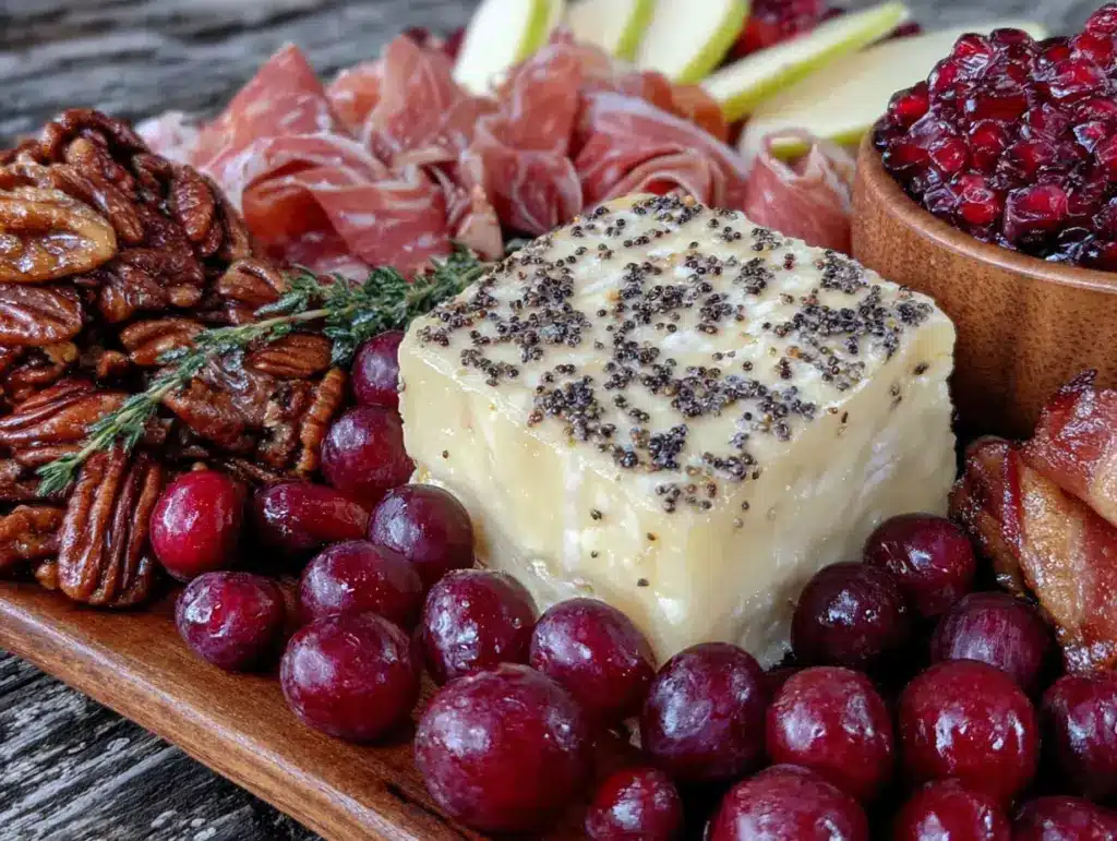 best thanksgiving charcuterie board with fall fruits - featured image