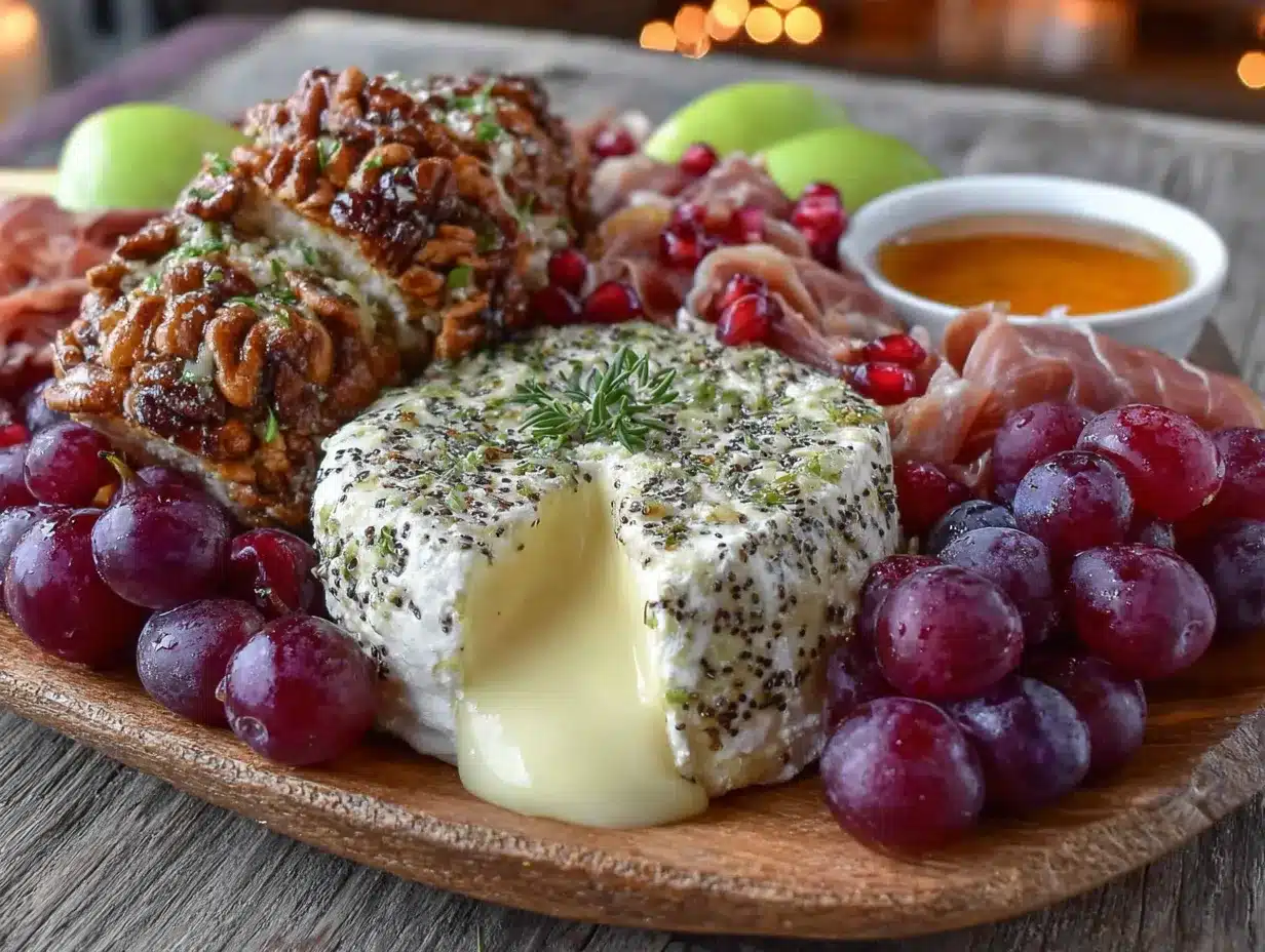 best thanksgiving charcuterie board with fall fruits preparation steps