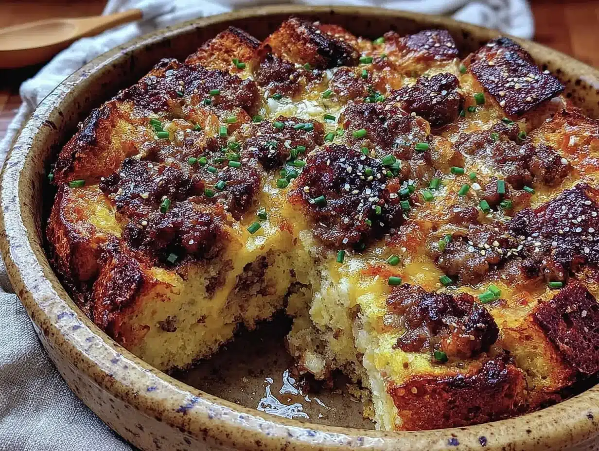 breakfast casserole preparation steps