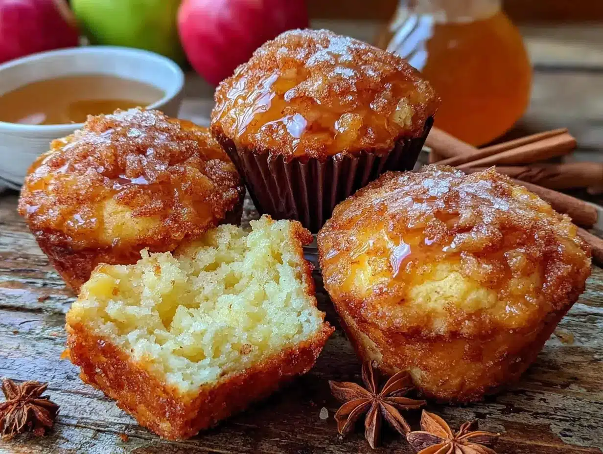 brown butter apple cider muffins preparation steps