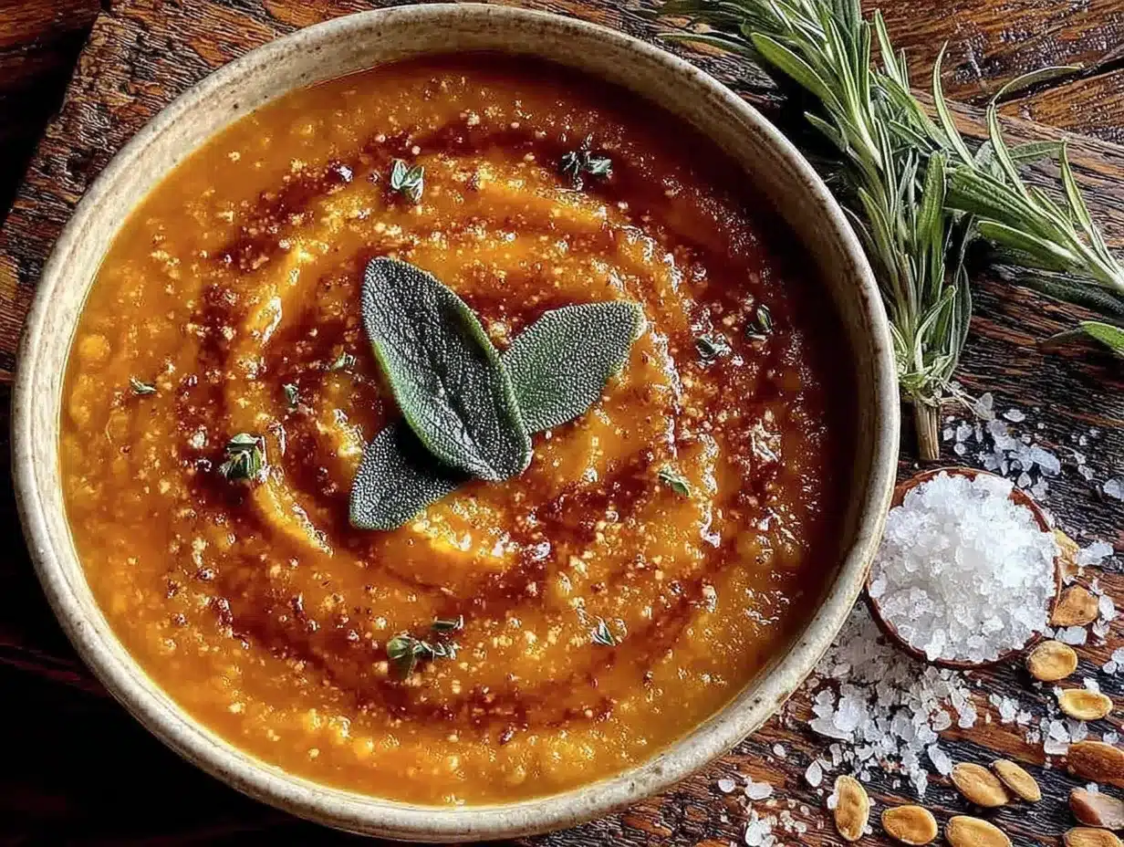 brown butter butternut squash soup preparation steps