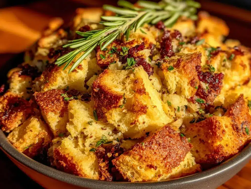 brown butter sage stuffing - featured image