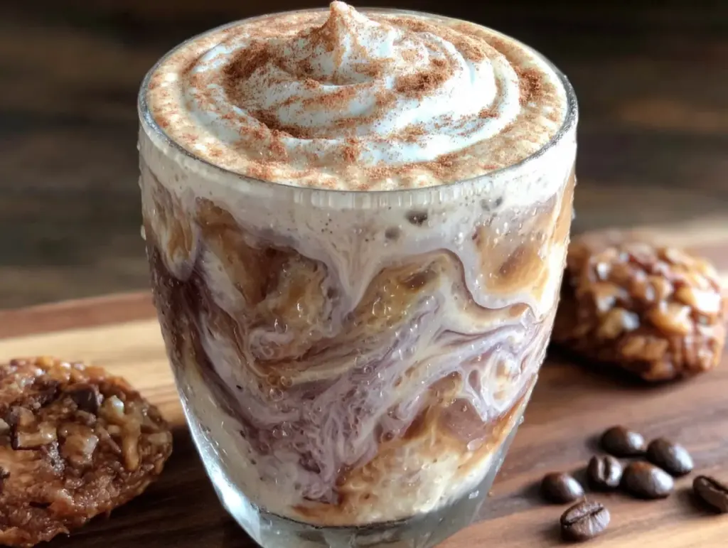 brown sugar oat milk shaken espresso - featured image