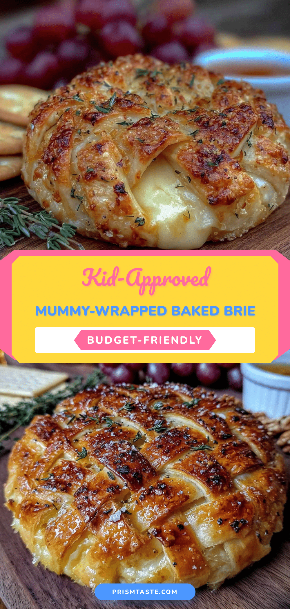 budget-friendly mummy baked brie recipe