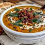 butternut squash sage soup - featured image