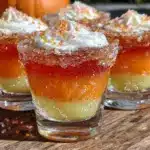 candy corn jello shots - featured image