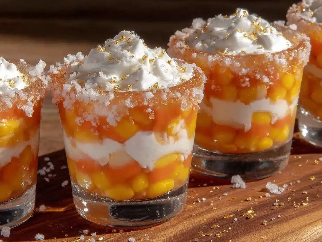 candy corn jello shots preparation steps