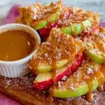 caramel dipped apple slices - featured image
