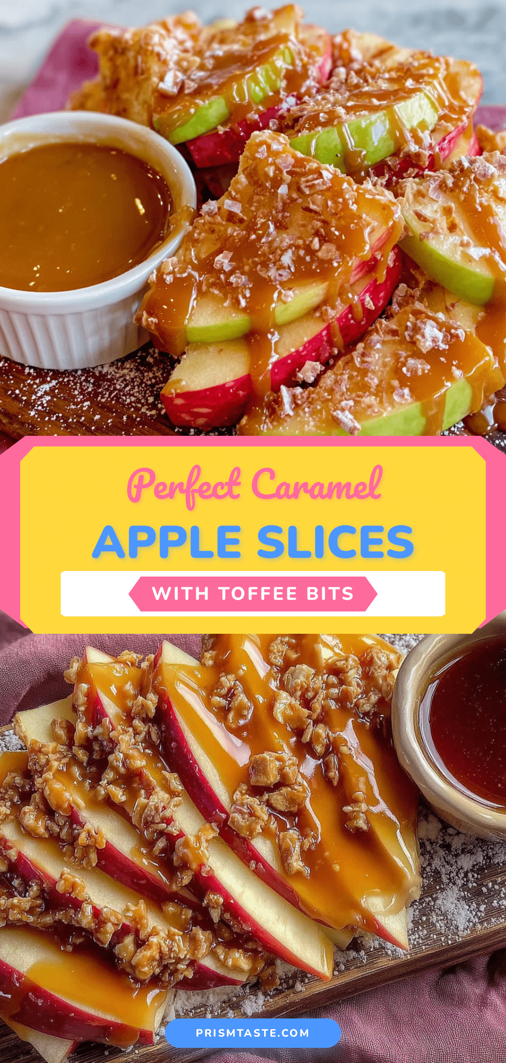 caramel dipped apple slices recipe