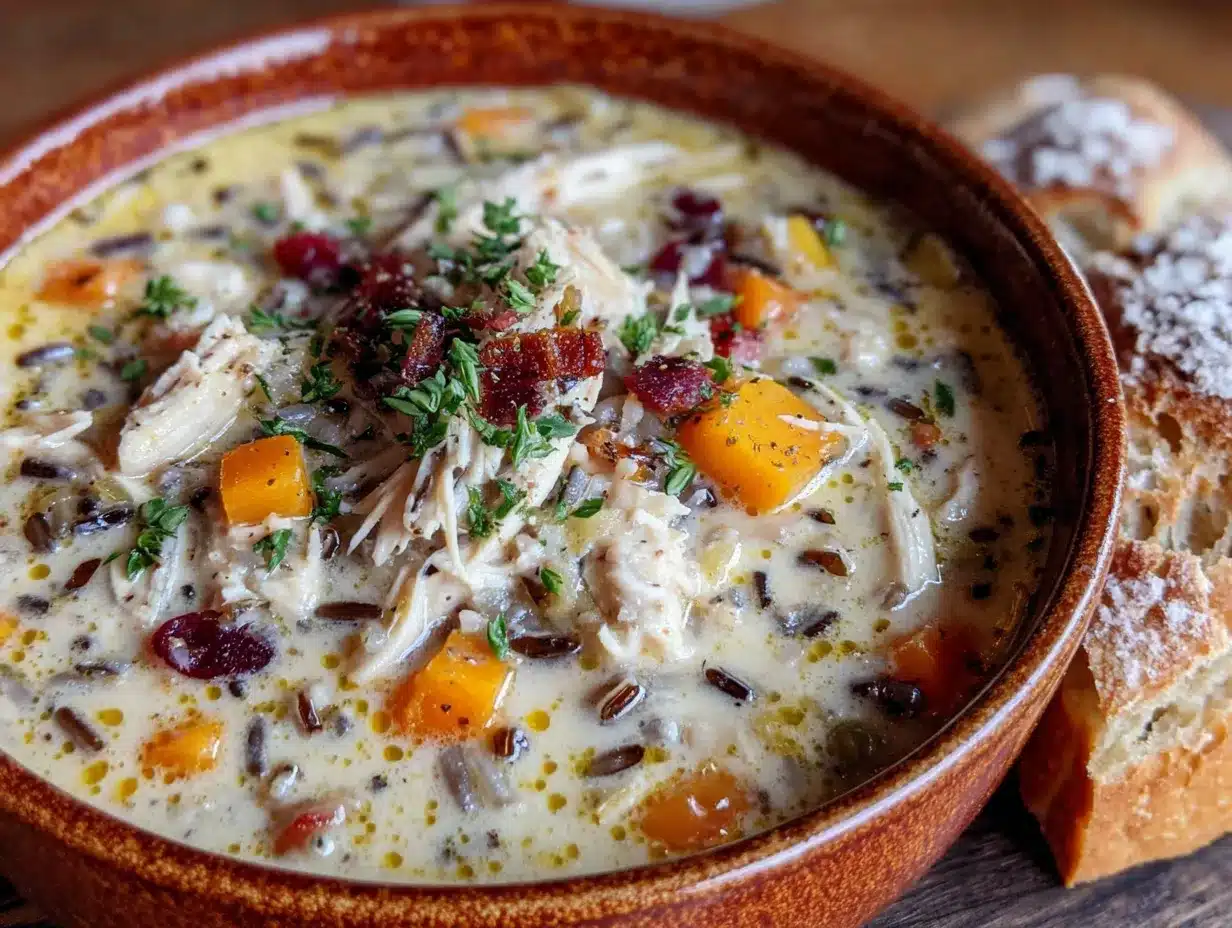 chicken and wild rice soup preparation steps