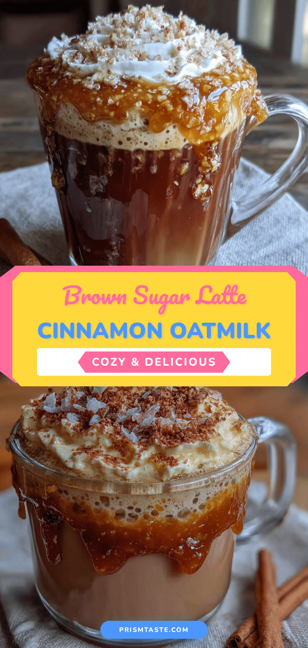 Copycat Brown Sugar Cinnamon Oat Milk Latte recipe