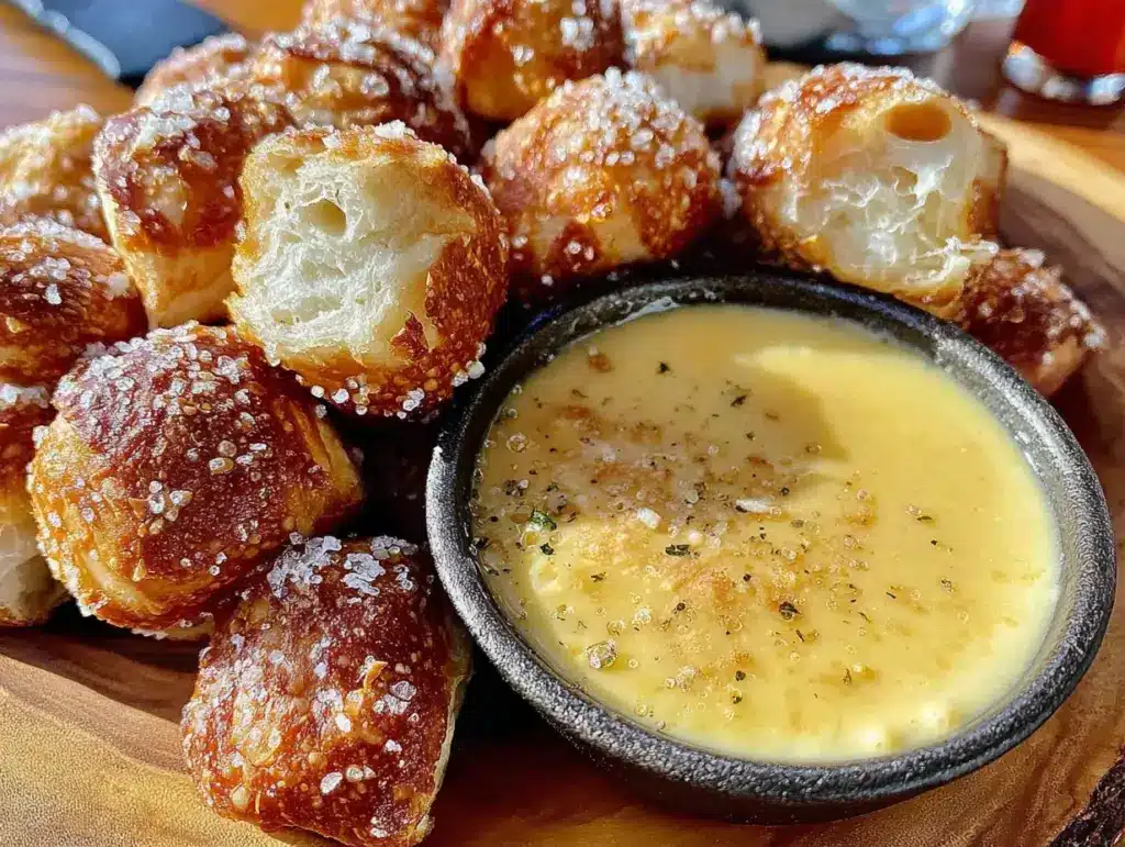 cozy bavarian soft pretzel bites - featured image