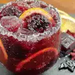 cozy blood orange vampire sangria - featured image