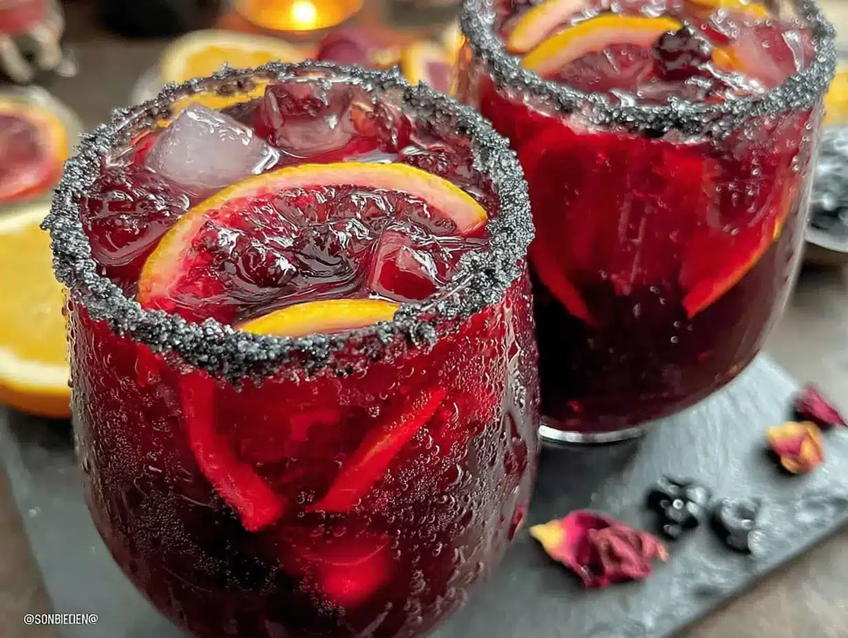 cozy blood orange vampire sangria preparation steps