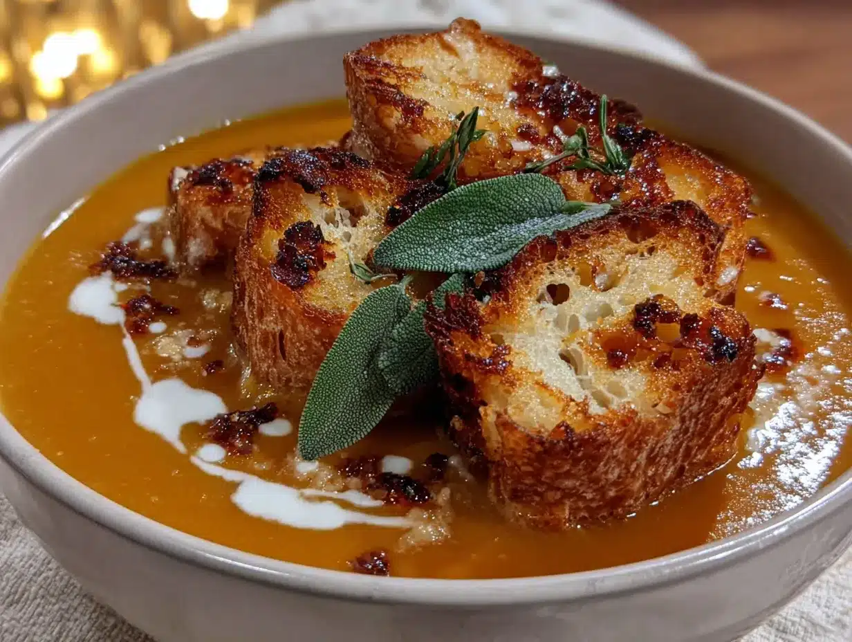 cozy honeynut squash soup preparation steps