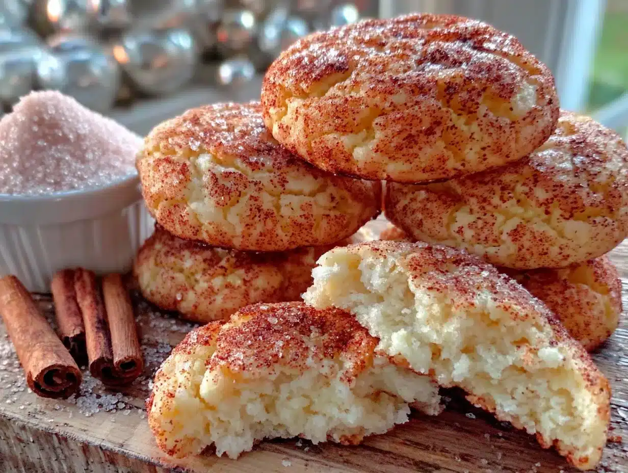 cozy small-batch snickerdoodle cookies preparation steps