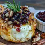 cranberry brie bites - featured image