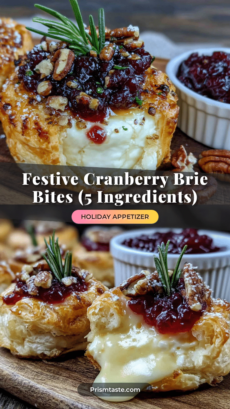 cranberry brie bites recipe