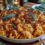 creamy butternut squash mac and cheese - featured image