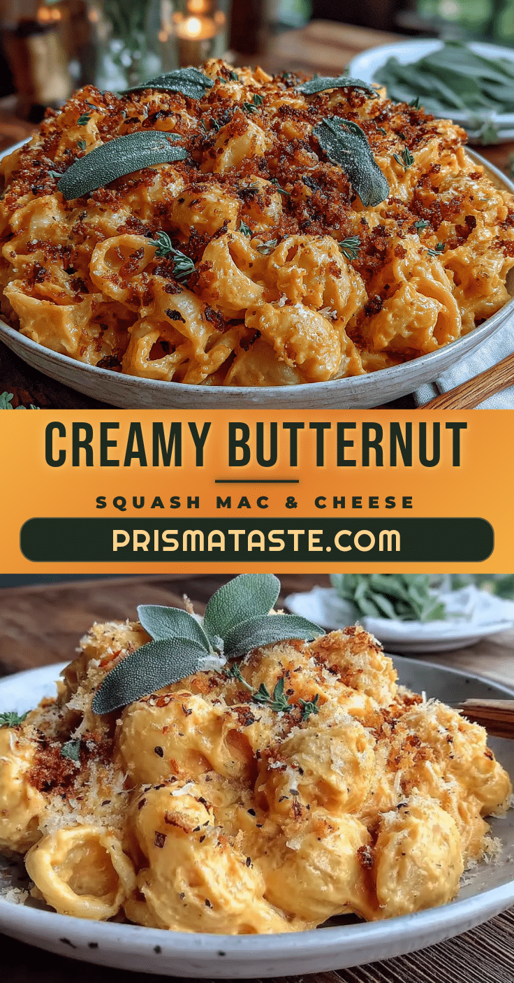 creamy butternut squash mac and cheese recipe