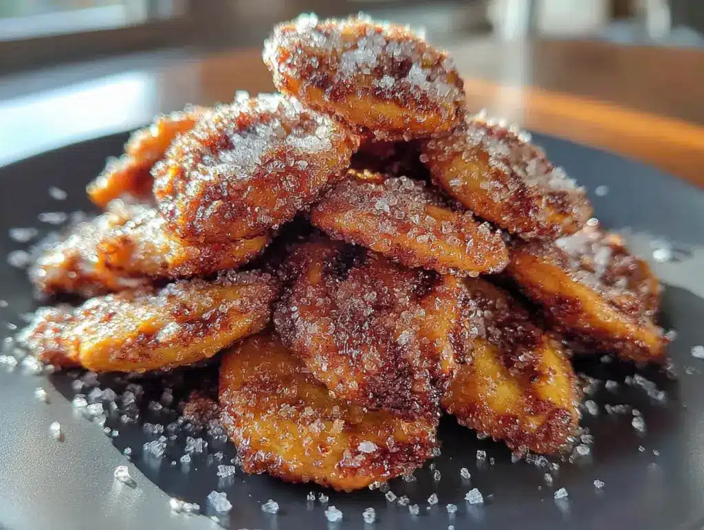 crispy cinnamon sugar pumpkin seeds - featured image