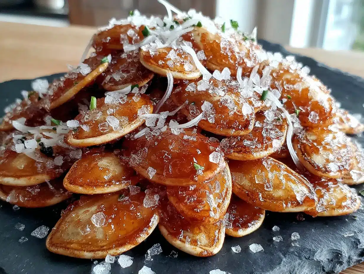 crispy cinnamon sugar pumpkin seeds preparation steps
