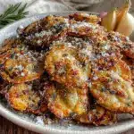 crispy garlic parmesan pumpkin seeds - featured image