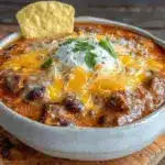 crockpot chicken enchilada soup - featured image