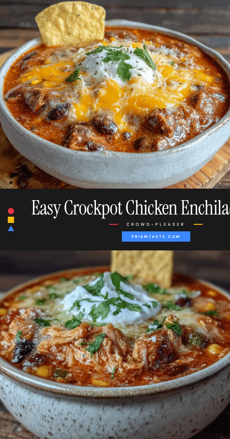 crockpot chicken enchilada soup recipe
