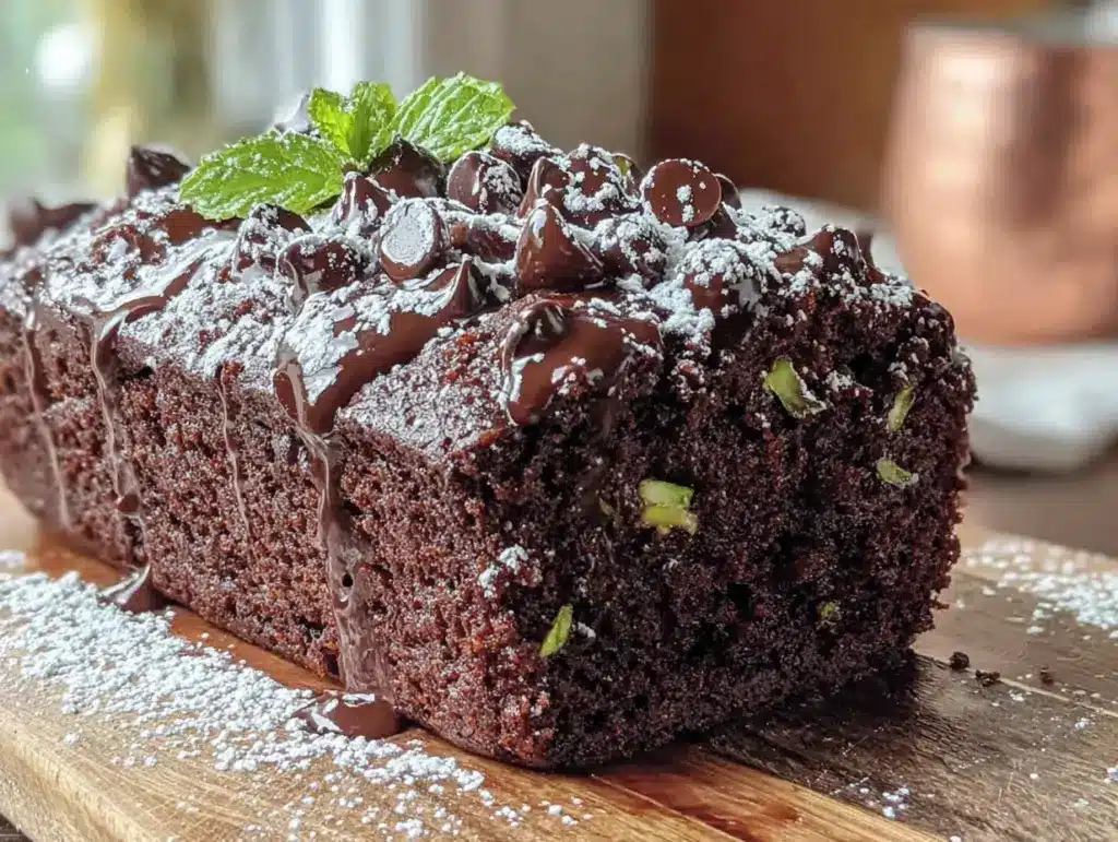 double chocolate zucchini bread - featured image