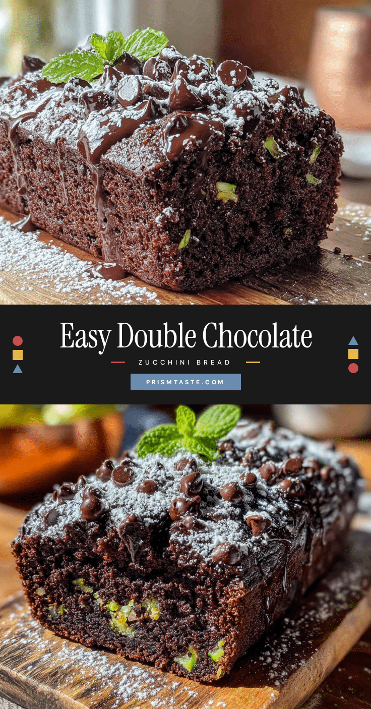 double chocolate zucchini bread recipe