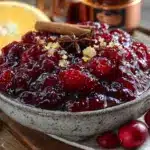 easy homemade cranberry orange sauce with ginger - featured image