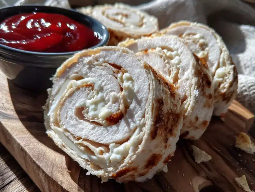 Easy Make-Ahead Turkey and Cheese Lunchbox Roll-Ups - featured image