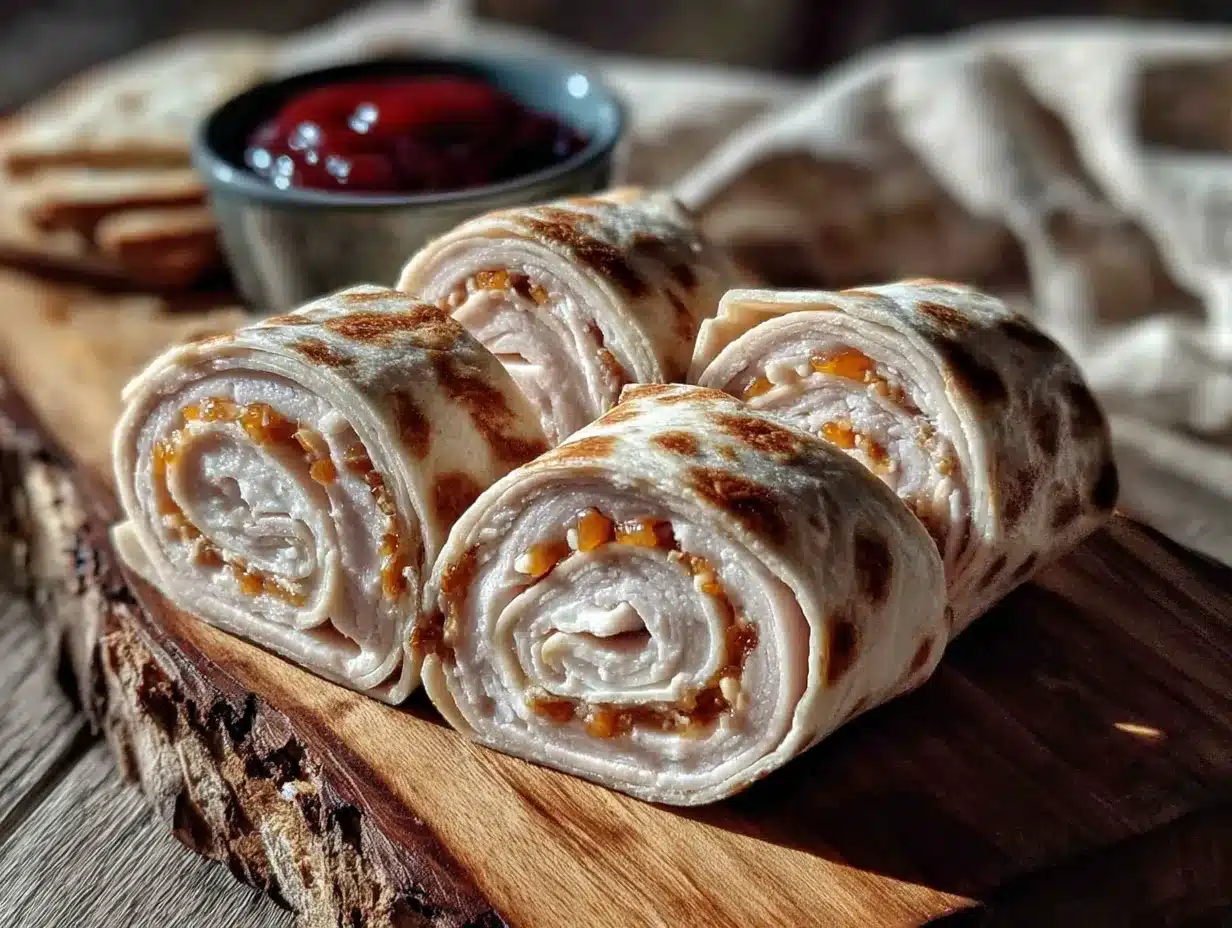 Easy Make-Ahead Turkey and Cheese Lunchbox Roll-Ups preparation steps