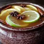easy slow cooker spiced apple cider recipe - featured image