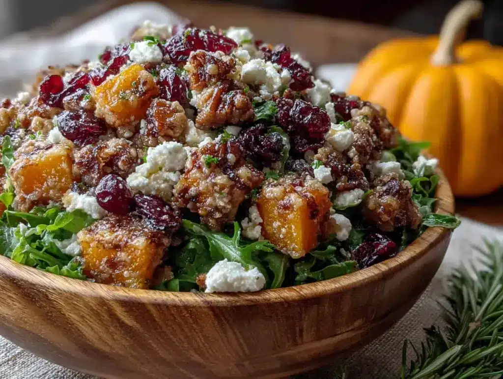 fall harvest salad - featured image