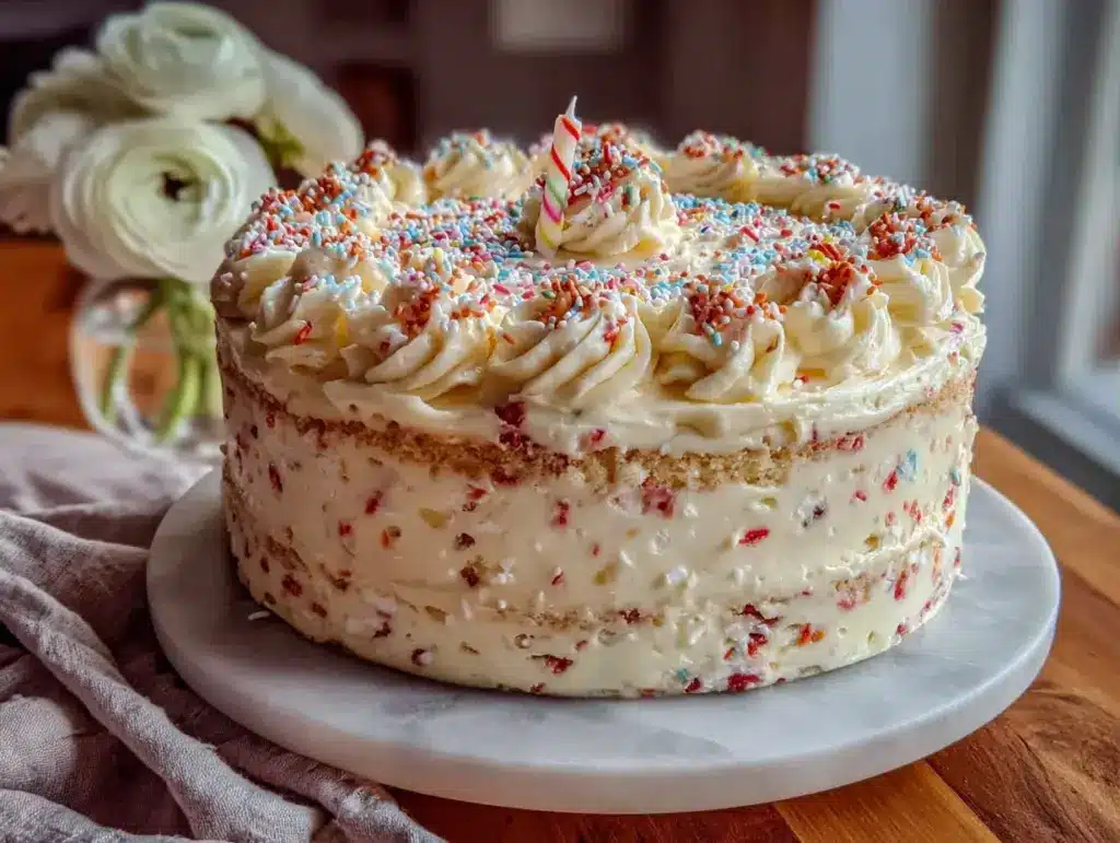 funfetti birthday cake - featured image