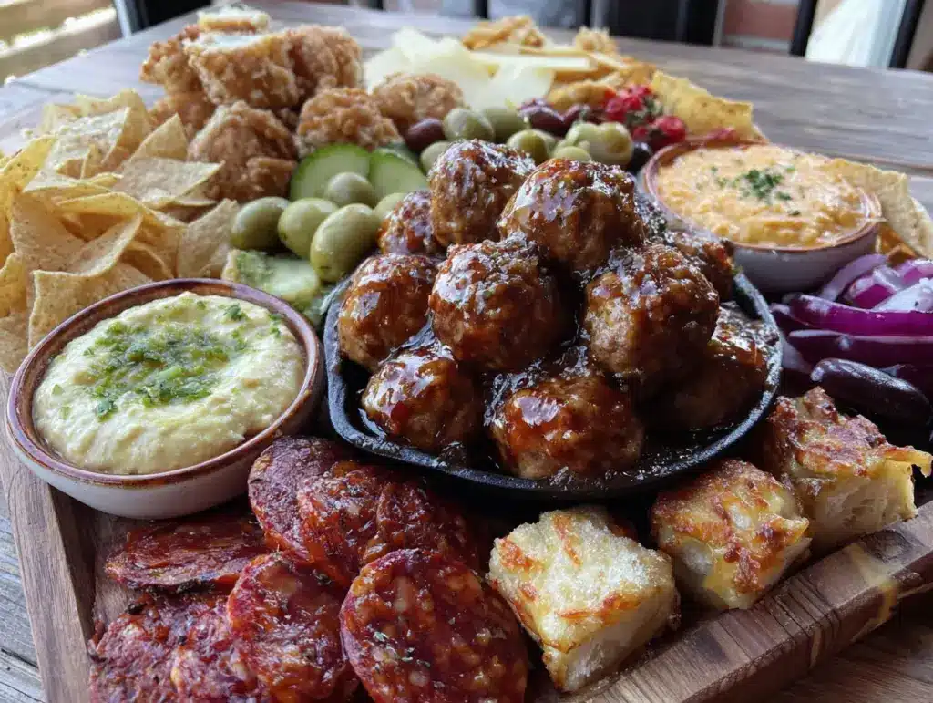 game day grazing board - featured image