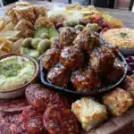 game day grazing board - featured image