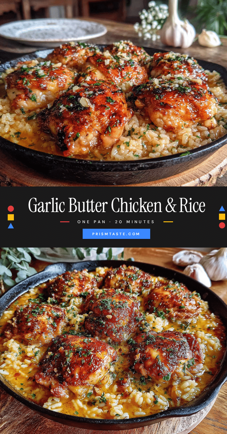 garlic butter chicken and rice recipe