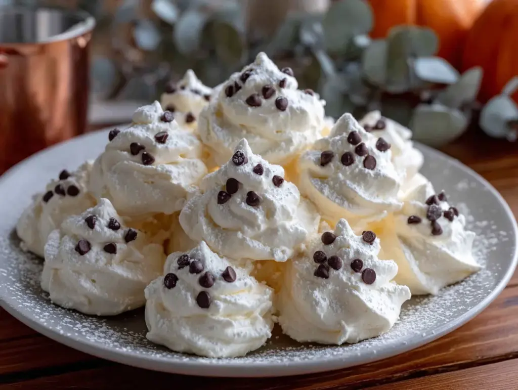 ghost meringue cookies - featured image
