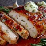 herb butter roasted turkey breast - featured image