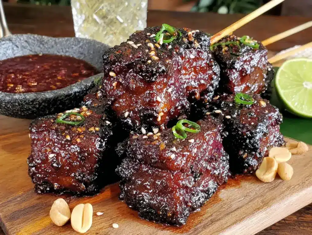 Korean BBQ Beef Skewers - featured image