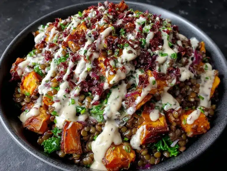 lentil power bowl - featured image