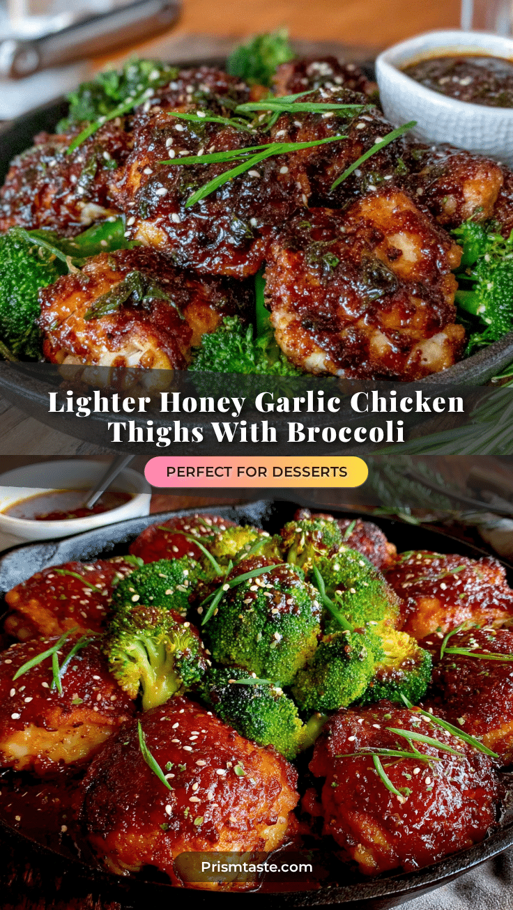 lighter honey garlic chicken thighs recipe