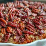 make-ahead sweet potato casserole with pecans - featured image