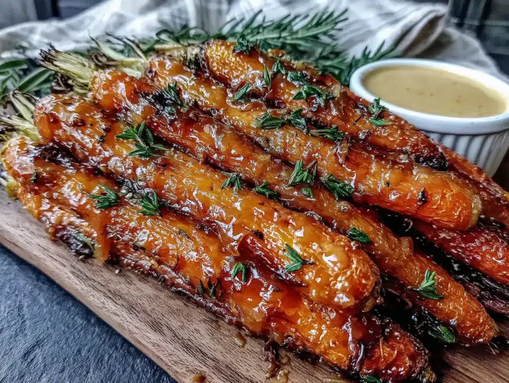 maple glazed carrots - featured image